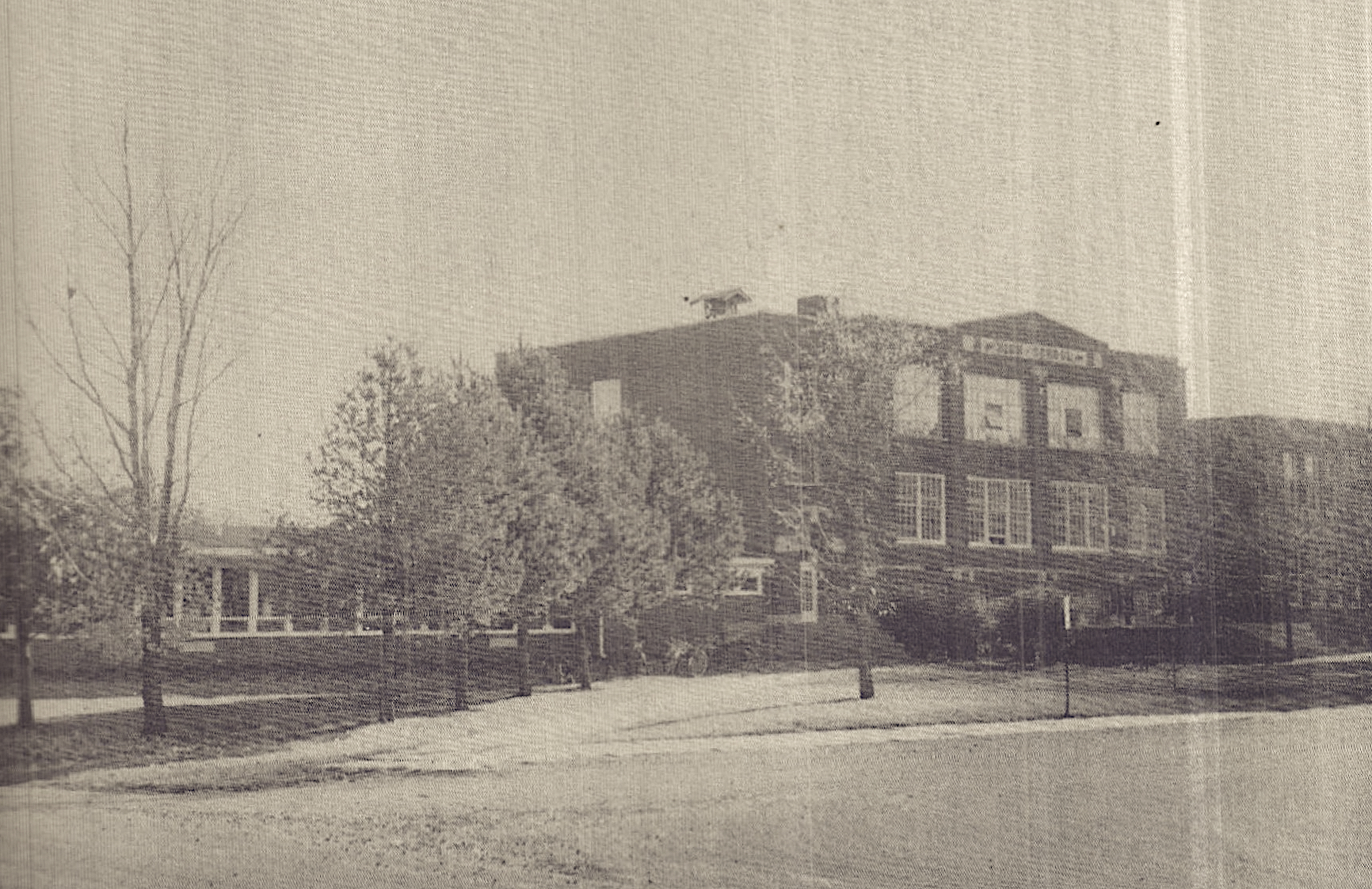 The Three
                      Lakes School from the 1958 yearbook