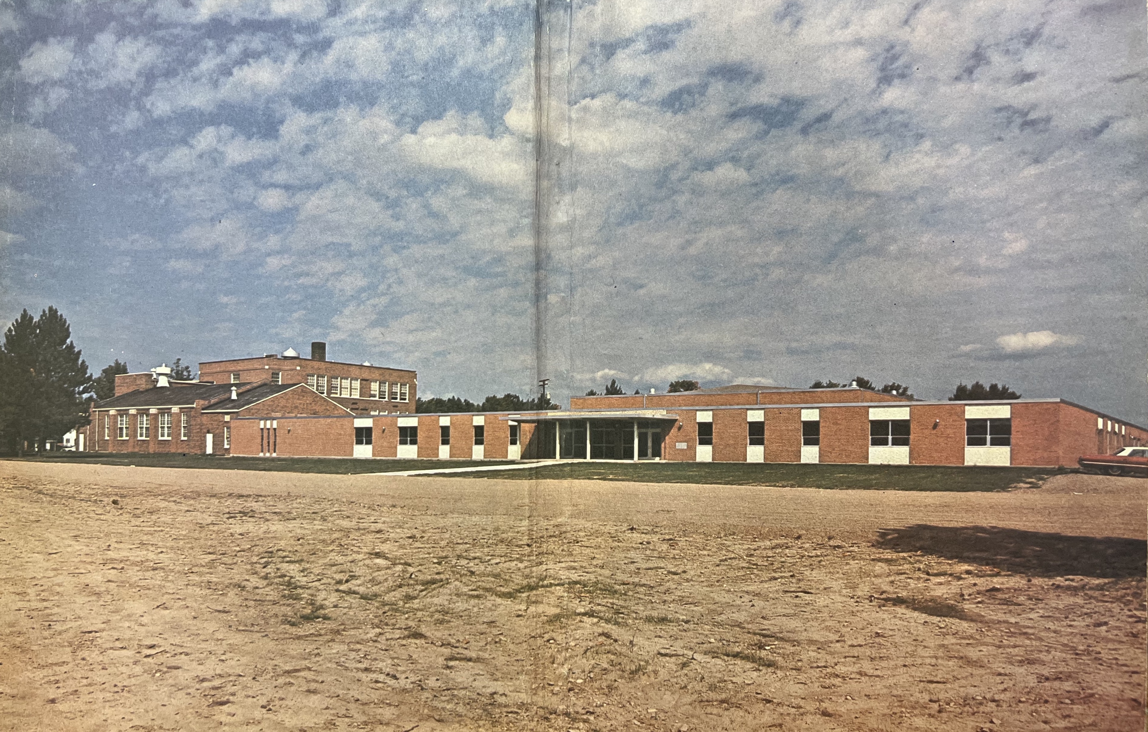Three Lakes
                      school building photo taken in the fall of 1966