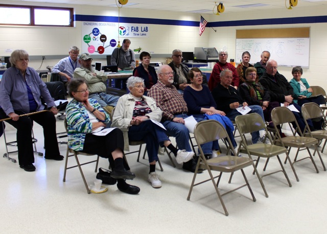 April 27,
                                                          2015 meeting
                                                          in the Three
                                                          Lakes Fab Lab.
                                                          Photo 5