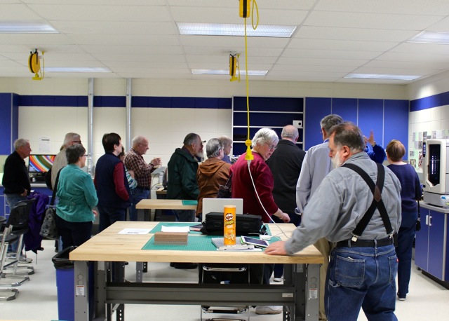 April 27,
                                                          2015 meeting
                                                          in the Three
                                                          Lakes Fab Lab.
                                                          Photo 6