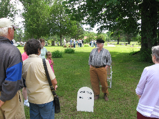 Hiram Poler, portrayed by John Roberts, TLGS
                                                          member.