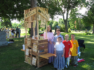 Free lemonade was provided by some great
                                                          children.