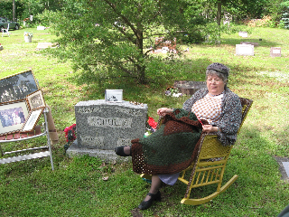 Meta Baerenwald Schultz, portrayed by Connie
                                                          Lyons,
                                                          descendant.