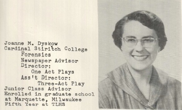 Joanne Dyskow and
                        her assignments